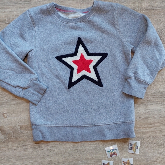 2017 Mini Boden vguc star sweatshirt 6-7 years - Picture 8 of 14
